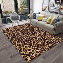 Leopardo rašto kilimai Svetainės grindų kilimėliai Miegamojo dekoras Kilimai miegamajam Kilimai svetainės dekoravimui Maison 120*160cm
