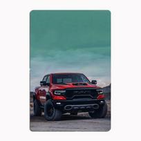 Ram TRX automobilio plakatas Metalinis plakatas Retro garažas Svetainės dekoracijos vyrams Sieninė Individualus skardinis Vintažinis namų dekoras 30x40cm(11.8x15.7inch) gray