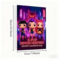 Demonų Medžiotojai Kpop Advento Kalendorius Atgalinės Ataskaitos Modelio Lėlių Rinkinys Stalo Dekoras Kalėdinė Dovana Vaikams Gerbėjams juoda