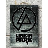 Linkin Park Metalinis skardinis ženklas Sienų dekoras Dovana gitaristui 20x30cm black