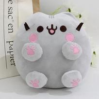Pusheen 15cm minkštas žaislas Anime miela katė minkštas namų dekoras stalo dekoracija miegamojo ornamentas vaikų žaislų kolekcijos priedai dovana gray