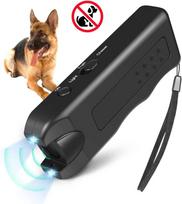 Nešiojamas ultragarsinis šunų atbaidytuvas, anti-barking priemonė, rankinis 3in1 šunų dresavimo įrenginys, atbaidantis gyvūnus, augintinius, šunų dresuotojas juoda