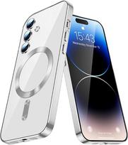 Dengtas Magsafe magnetinis dėklas, skirtas Samsung Galaxy S25 FE S24 S23 Ultra A56 A36 A26 A55 A54 A17 A07 A16 A35 A15 A14 A05 A05S Dangtelis For A15 sidabras