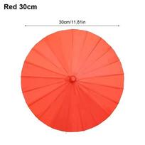 1 vnt. 20/30/40/60 cm popierinis skėtis fotografijos rekvizitas kūdikio krikštynoms, metinėms, vestuvėms, gimtadieniui red 30cm red