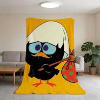 Animacinis mielas C-Calimero pledas Flanelinis šiltas minkštas apklotas kambariui sofai Vaikiška gimtadienio dovana 50x60in