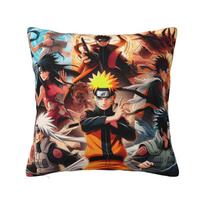 Individualūs Naruto Uzumaki Anime Pagalvės Užvalkalai Manga Aksominis Nordic Mėtomas Pagalvė 30cmx30cm beige
