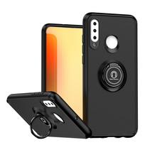 Smūgiams atsparus dėklas Huawei P30 Lite, dėklas su stovu, magnetinis laikiklis, telefono dėklas Huawei P30 P30 Pro Huawei P30 Lite juoda