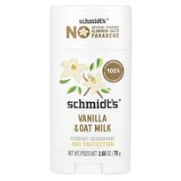 Schmidt's, dezodorantas, vanilė ir avižų pienas, 2,65 uncijos (75 g) white