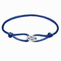 Apyrankė 3 Nerūdijančio plieno metalinis sagties apyrankė Reguliuojamas virvelės Klasikinė apyrankė vyrams Draugystės papuošalai Dovana moterims Adjustable size blue