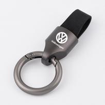 VW Metaliniai/Odiniai Automobilio Stiliaus Automobilio Emblemos Raktų Pakabukai VW Volkswagen Golf Polo Passat Touran Jetta Raktų Pakabukų Žiedai Automobilio Aksesuarai juoda