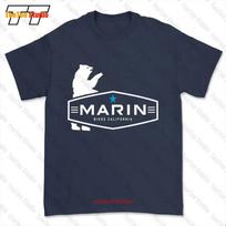 Marin Bikes California Kalnų Pilnos Pakabos Takų Marškinėliai Tee UNPS M gray