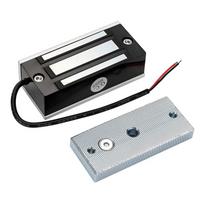 60KG/100Lbs Elektromagnetinis Užraktas Elektrinis Magnetinis Durų Prieigos Valdymas Magnetinis Užraktas Durų Prieiga 24V-Normal black