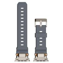 Rubber Band for Apple Watch Ultra 2 49mm Series 10 46mm 9 8 7 se 6 5 4 Titanium Orange Silicone Strap for iWatch 45mm 44mm 49mm 49 S10-46 45 44 42mm gray