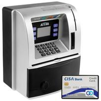 Bankomatas Taupyklė Automatinis Mini Saugus Monetos Grynieji Taupymas Pinigų Dėžutė Skaitmeninė Elektroninė Atnaujinta Kalbanti Taupyklė Vaikų Dovanos juoda