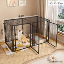 Patalinė šunų narvas nuo pabėgimo: Sustiprintas, Storas, Super didelis mažiems šunims 120*60*60cm