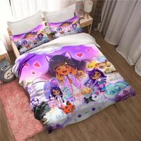 APHMAU Patalynės Komplektas Antklodės Užvalkalų Komplektas Viengulis Dvigulis Karališko Dydžio Kawaii Animacinis Aphmau Suaugusiems Berniukams Miegamojo Antklodės Užvalkalas Taip Pat Pagalvės Užvalkalas EU Single 135x200cm