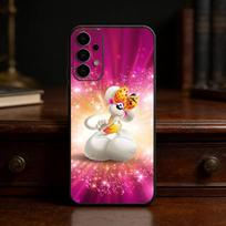 animacinis Diddl pelės dėklas telefonui Samsung S25,24,21,22,23,30,Ultra,20,Plus,Fe,Lite,Note, minkštas juodas dangtelis Samsung S225G