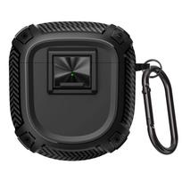 Apsauginis dėklas BOSE QuietComfort Ultra / QuietComfort Earbuds II dėklui Mygtukinis jungiklis QuietComfort 2 / Ultra ausinių dėklas juoda