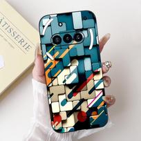 Dėl Nothing Phone 3A dėklo A059 prabangus saldainiais dažytas dangtelis minkštas silikoninis telefono dėklas Dėl Nothing Phone 3A Pro A059P Phone3A Fundas Phone 3A (A059)