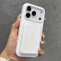 Magnetinis skysto silikono dėklas iPhone Air 16 17 15 14 13 12 11 Pro Max su Magsafe kortelių dėklu-pinigine iPhone 17 16 15 iPhone 15 Pro Max gray