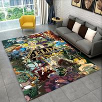 Klasikinis žaidimas Z-Zelda Animacinis Link Kilimas Kilimas Žaidimų Kambariui Miegamajam Svetainei Sofai Namų Dekoras, Vaikų Plotas Kilimas Neslystantis Grindų Kilimėlis 120x160cm