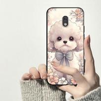 Apsauga Nokia 215 4G dėklas Nokia 225 4G smūgiams atsparus minkšto silikono galinis dangtelis TPU telefono dėklas Gėlė Katė Apsaugantis nuo dulkių Bamperis Nokia 225 4G-1
