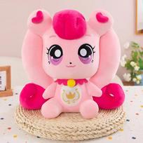 Populiarus Naujausias Pagautas Teenieping Anime Pliušiniai Žaislai Figūrėlės Zheng Zheng Moko Lemei Kawaii Pliušiniai Figūrėlės Kambarys Dovana Žaislai 30cm pink