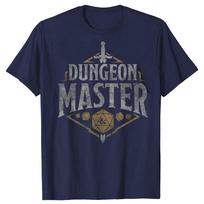 Juokingi Dungeons & Dragons Dungeon Master marškinėliai Medvilniniai trumpomis rankovėmis Dovana Vyriški drabužiai Madingi Laisvi Dydžio padidinimo T-shirt... 5XL įvairiaspalvis