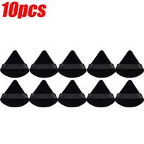 Ultra-Soft Face Loose Powder Puffs Triangle Velvet Facial Beauty Makeup Tools Cosmetic Black Pink Foundation Sponge black