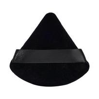 Ultra-Soft Face Loose Powder Puffs Triangle Velvet Facial Beauty Makeup Tools Cosmetic Black Pink Foundation Sponge black