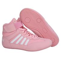 Unisex vaikiški ir suaugusiųjų aukštakulniai kovos treniruočių batai boksui, imtynėms, sandai ir Muay Thai 39 pink