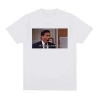 Michael Scott Homage The Office Vyriški marškinėliai TV serialas O Dieve Prašau NE Grafiniai trumpomis rankovėmis marškinėliai Medvilniniai per dideli marškinėliai L gray