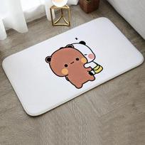 1 vnt. Bubu ir Dudu mielas animacinis sveikinimo kilimėlis Įėjimo durų kilimėlis Balkono vonios grindų kilimėliai Neslystantis kilimas Miegamojo kilimas Namų dekoras 40x60cm