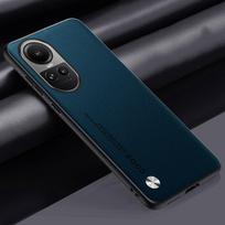 Prabangus PU odos dėklas OPPO Reno 10 Pro 10Pro nugarėlės dangtelis Matinis silikoninis apsauginis telefono dėklas OPPO Reno 10 5G Reno10 Pro For OPPO Reno 10 žalia