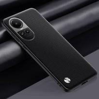 Prabangus PU odos dėklas OPPO Reno 10 Pro 10Pro nugarėlės dangtelis Matinis silikoninis apsauginis telefono dėklas OPPO Reno 10 5G Reno10 Pro For OPPO Reno 10 Pro matinė juoda spalva