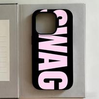 Madingas Y2K raidžių SWAG telefono dėklas IPhone 17 Air 16 Pro Max 15 14 Plus 13 12 Mini 11 Pro, atsparus smūgiams silikoninis galinis dangtelis iphone 16 ProMax