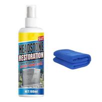Yousheng Antkapio Atstatymo Ir Valymo Purškiklis, Antkapio Paminklo Valiklis Granitui, Marmurui, Kapinių Paminklams, Švelnus Akmens Priežiūros Būdas 100ML blue