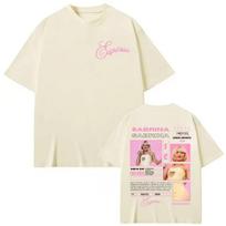 2026 Sabrina Carpenter Grafiniai Marškinėliai Vyrams Moterims Drabužiai Mada Y2k Estetika Marškinėlis Vasaros Laisvalaikio Unisex Vintažinis Viršus S white