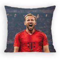 Anglija H-Harry K-Kane Futbolininkas Pagalvės užvalkalas Apsaugantis nuo dulkių erkučių Pagalvės užvalkalas Nematomas užtrauktukas Šilkinis trumpas pliušas Sofos pagalvės užvalkalas Peach skin 55*55(CM)-1Pcs red