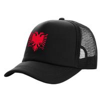 Albanija Erelis Trucker Kepuraitės Unisex Albanijos Kepurė Beisbolo Kepurė Ši vasara Unisex Tinklelio Kepuraitės MZ black