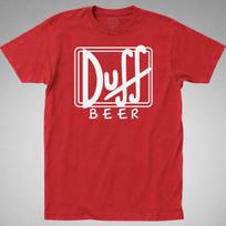 Duff Beer T-SHIRT tee retro simpson can costume 90s bart homer barney moe bar XXXL white