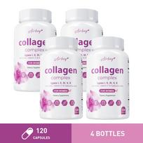 Kolageno kapsulės su biotinu, vitaminu C ir hialurono rūgštimi padeda išlaikyti odos elastingumą ir palaiko sveikus plaukus, nagus bei sąnarius. 120*4