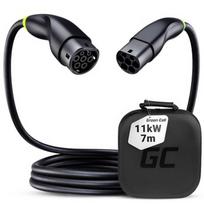 Green Cell EVKABGC04 elektromobilių įkrovimo kabelis Juoda Type 1 Type 2 3 7 m