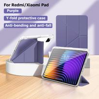 Skirta Xiaomi Pad 8/8Pro 5/5 Pro 6/6 Pro 7/7S Pro Skirta Redmi Pad 2 2025 Pad Pro 12.1 Pad SE 11 8.7 Skirta Xiaomi Poco Pad 12.1 Planšetinio kompiuterio dėklas red-mi Pad 2 2025 violetinė