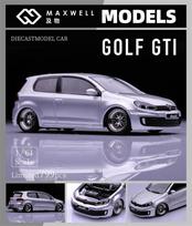 Maksvelis 1:64 Golf Gti Mk6 Limited799 Metalinis modelis gray