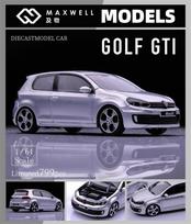 Maksvelis 1:64 Golf Gti Mk6 Limited799 Metalinis modelis gray