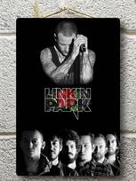 David Farrell Metal Poster Linkin Park Wall Art Sign 20x30cm gray