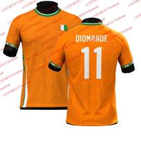 Dramblio Kaulo Stiliaus Drabužiai Futbolo Marškinėliai Greitai Džiūstantis Diomande 11 Marškinėliai Lauko Futbolo Marškinėliai Treniruočių Versija Vaikams T-shirt M orange