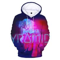 M.Pokora 3D Spausdinti Hoodies Vyrams Moterims Laisvalaikio Oversize Megztinis Matinis Pokora Harajuku Gatvės Stiliaus Hoodies Oversized 6XL blue