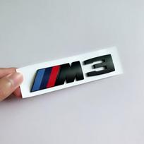 Tinka BMW Group M3 emblemai Standartinė bagažinės uodega Standartinis ABS logotipo lipdukas BMW E30 E46 E36 X1 X3 X5 X6 X7 F30 F20 yo2